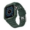 Pasek z etui ochronnym Protect Strap Band do Apple Watch 42 / 44 / 45 mm opaska obudowa pancerna - zielony